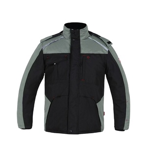 Chaqueta de Seguridad de Algodón de Alta Visibilidad con Certificación CE Bosue, Ropa Protectora Transpirable con Cinta Reflectante para Trabajo y Entrenamiento al Aire Libre - Product Image 3