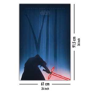 Póster de Estilo Artístico Moderno de Star Wars Episodio 7: El Despertar de Kylo Ren, con Marco Negro para Pared - Product Image 5