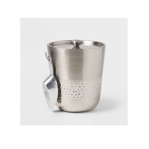 Fête en plein air seaux à glace baignoire Champagne poinçon seau Vintage Design Bar artisanat personnalisé Bar accessoires acier métal seau - Product Image 4