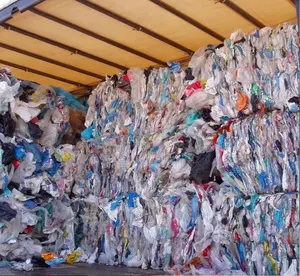 LDPE PLASTIFOLME MITTELSTARBE (JAZZFOLME) GOLBE SCRAPP / AUSFALL FÜR RECYCLING