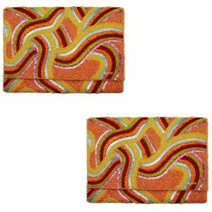 Bolso de mano bordado con cuentas de semillas de moda para mujeres y niñas, bolso de mano con cuentas hecho a mano para mujeres y niñas con estilo - Product Image 1