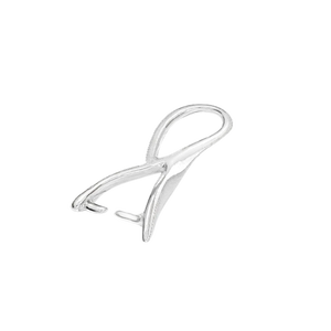 Vente en gros de pendentif en argent sterling 925 caution 10mm forme carrée résultats du fabricant composants fournitures - Product Image 3