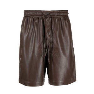 กางเกงขาสั้นหนังของผู้ชายกางเกงขาสั้นแฟชั่นระบายอากาศใส่สบาย - Product Image 1