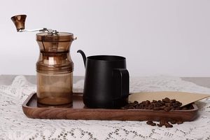 Artisan Aura ถาดเสิร์ฟไม้ไผ่เป็นมิตรกับสิ่งแวดล้อมถาดกาแฟทำจากไม้ธรรมชาติคุณภาพสูงสำหรับบ้านสำหรับใส่อาหารในโอกาส - Product Image 2