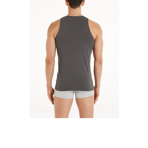 Nueva llegada Ropa de hombre Color sólido Camiseta sin mangas para hombre Marca personalizada Logotipo Fabricación directa de fábrica Exportación de BD - Product Image 4