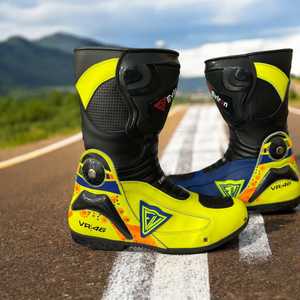 Bottes en cuir pour moto et course automobile - Product Image 1