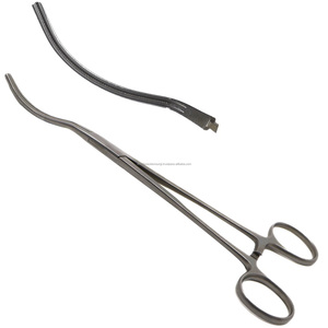 Pinza Vascular de Acero Clásica WPS Glover de 8.5 Pulgadas, Pinza Quirúrgica Manual para Arterias, Hemostática Cardiovascular, Clase I ISO13485 - Product Image 1