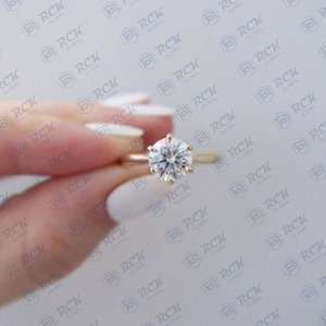 ชุดเครื่องประดับเจ้าสาว1.60วงแหวนเพชรโมอิส925เงินแท้สำหรับผู้หญิงของขวัญครบรอบ - Product Image 3