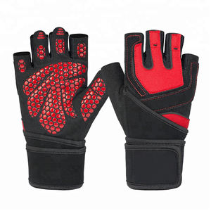 Vente en gros Nouveau col à capuche Gants d'haltérophilie ventilés Soutien du poignet pour la gymnastique Pull-Ups Cross Training Fitness Hiver - Product Image 1