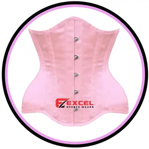 Excel korset pembentuk tubuh untuk wanita, korset rangka baja kuat 26 tugas berat, grosir, desain terbaik, korset Satin asli wanita