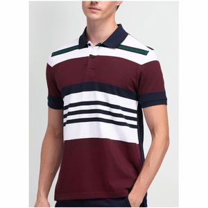 เสื้อโปโลของผู้ชายผ้าฝ้าย100 2025โลโก้แบบลำลอง - Product Image 3