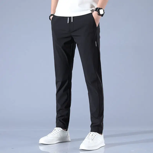 Pantalon de costume classique pour homme, décontracté, formel, de travail, avec poches - Product Image 3