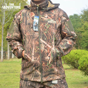 Ensemble de vêtements de chasse pour homme, 1 pièce, softshell, coupe-vent, imperméable, camouflage - Product Image 4