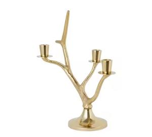 Soporte de vela de metal decorativo Elección de regalo perfecta para inauguración de la casa y Decoración elegante del hogar - Product Image 1