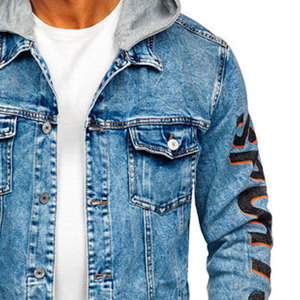 Chaquetas de hombre de algodón con forro de manta de gran tamaño para reparaciones de orillo de moda de diseñador personalizado, chaquetas de hombre, chaqueta para hombre - Product Image 5