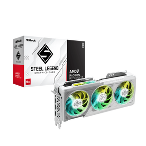 Carte vidéo ASR OCK Rad eon RX 9070 XT STEEL LEGEND 16 Go PCIe 5.0 VGA RX 9070XT GPU RX9070 XT - Product Image 6