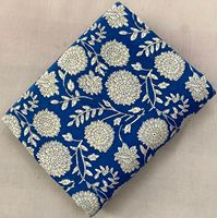 Tissu en coton imprimé à la main motif botanique mauve vintage, textile indien biologique floral en gros pour robes, pochettes et décorations