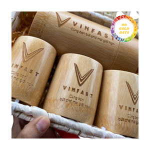 Taza ecológica de bambú natural | Taza sin mango reutilizable sin plástico | Perfecta para jugo, té, café o agua - Product Image 6