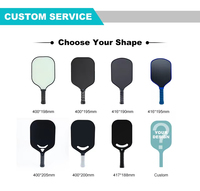 Oferta Especial: Pala de Pickleball JAS 12K de Fibra de Carbono sin Bordes de 16mm con Núcleo de Panal, Ligera, Profesional, Personalizable, de Fábrica OEM/ODM