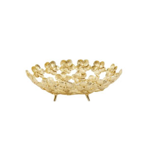 Tazón Triple de Acero Inoxidable Hecho a Mano con Motivo de Rama, Elegante Tazón Decorativo para Condimentos, Frutos Secos y Aperitivos - Product Image 2