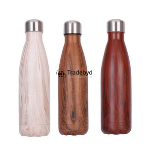 Botella de agua de madera para niños Uso escolar Botella de bebida ecológica reutilizable con seguridad natural y estilo Tradebyd - Product Image 2