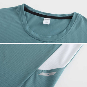 Camiseta transpirable para correr para hombre, ropa deportiva ligera de secado rápido, Ideal para entrenamientos al aire libre y Entrenamiento Atlético - Product Image 5