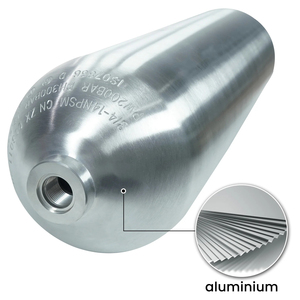 Mini-bouteille de plongée 1L en aluminium, cylindre de plongée portable, bouteille d'air pour la respiration sous-marine DIN - Product Image 2