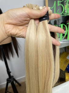 Couleur # Extensions de cheveux humains vietnamiens vierges Remy à pointe plate droite super double tirée 184, sans perte, livraison rapide, fournisseur - Product Image 6