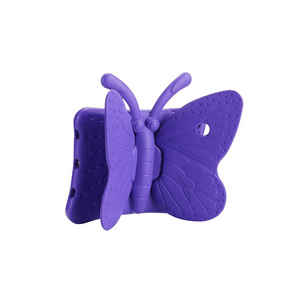 Étui intelligent Netzy pour iPad 2ème génération, support papillon protecteur, fonction antichoc, adapté aux enfants, housse en TPU/PU violet - Product Image 1