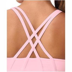 สปอร์ตบราของผู้หญิงระบายอากาศได้ดีขนาดพลัสไซส์พร้อมโลโก้ด้านหน้า - Product Image 6