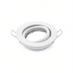 Interrupteur à bascule en aluminium blanc ZAMAK pour luminaires de plafond - Product Image 2
