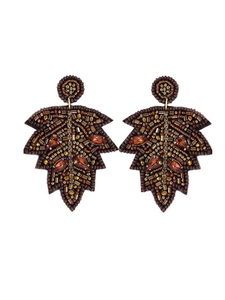 ต่างหูปักลายดอกไม้ลูกปัดหรูหราพรีเมี่ยมพร้อมดีไซน์เครื่องประดับน่ารักและสไตล์งานฝีมือที่น่าดึงดูดจากอินเดีย - Product Image 4