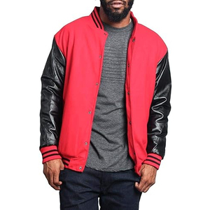 Veste universitaire de baseball personnalisée pour hommes avec manches en cuir Dernière conception Slim Blank Varsity Letterman Vestes pour la saison d'hiver - Product Image 5