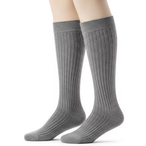 Calcetines de punto hasta la rodilla, de algodón y poliéster, tela absorbente de sudor, cómodos para uso diario, unisex, para adultos, venta al por mayor, búsqueda global, UE - Product Image 3
