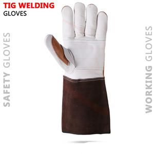Guantes de Soldadura Premium Resistentes al Calor, Guantes de Seguridad para Trabajos de Metal, Construcción, Fabricación, Uso Industrial, Guantes de Soldador - Product Image 3