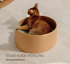 Hugable tổ nguồn con chó giường gỗ rắn sinh thái thân thiện tất cả các mùa vật nuôi giường - Product Image 4