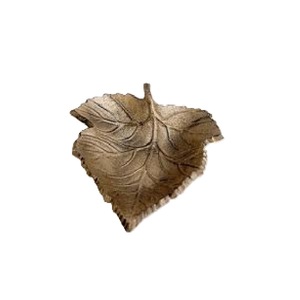 Cuencos para servir de hojas de lujo de alta demanda en cuencos para servir de aluminio dorado para uso doméstico y decoración del hogar y servicio de alimentos - Product Image 1