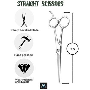 Ciseaux de coiffeur de qualité supérieure 7.5 \ "pour la coupe de cheveux Ciseaux de coupe de cheveux à usages multiples Outil de beauté - Product Image 6