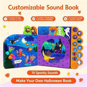 Libro Sonoro Interattivo Personalizzato per Halloween con Canzoni Tradizionali, Giocattolo Educativo OEM ODM - Product Image 3
