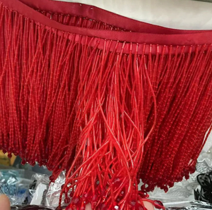 <b>Bead</b> Tassel Tassels Trim Lace Fringe - Product Image 3