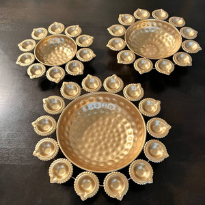 Diya ทองเหลืองตกแต่ง akhand Diya สำหรับตกแต่งบริษัทผลิตที่ใหญ่ที่สุด - Product Image 6