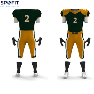 Nouvel uniforme de football américain avec tissu respirant et coutures durables, ensembles grande taille, respirant et confortable - Product Image 4