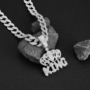 Colliers pour hommes en argent sterling 925 faits à la main avec diamants de laboratoire, chaîne bicolore style hip-hop, rhodiés, design personnalisé IGI - Product Image 5