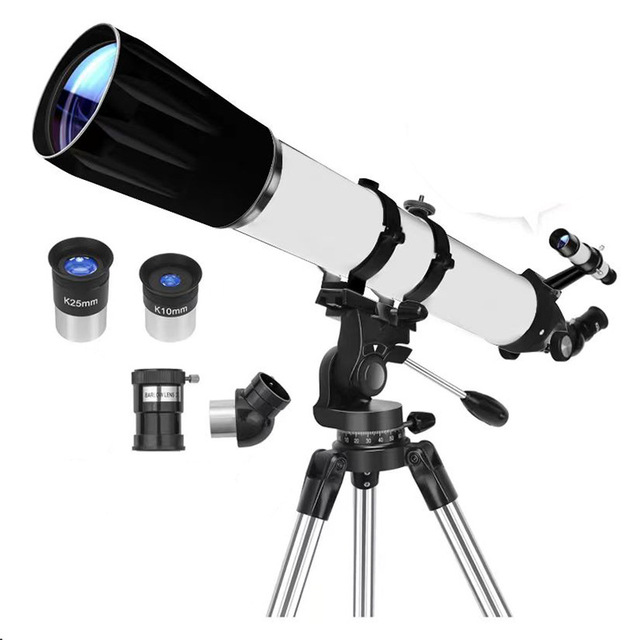 F80090 Powerful Students Children Beginners Astronomical Telescope Portable Professional Refractor Astronomical Telescope