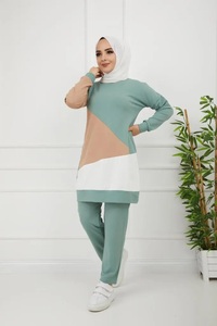 Traje de pista islámico para mujeres musulmanas, de 2 piezas traje deportivo, muy vendido, la mejor calidad - Product Image 4