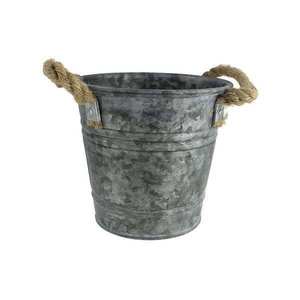 Maceta de flores de forma ovalada de Metal de calidad elegante, diseño fabuloso para la decoración del restaurante del jardín del hogar - Product Image 2