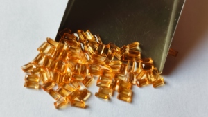 หินอัญมณีทรงเรียวซิทรินธรรมชาติขนาด5x10มม. สำหรับทำเครื่องประดับขายส่ง - Product Image 3