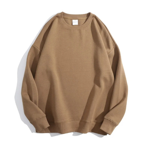 Sudaderas de hombre transpirables lisas informales con logotipo personalizado, sudaderas de algodón orgánico 100%, sudadera de hombre con diseño de tendencia superior - Product Image 4