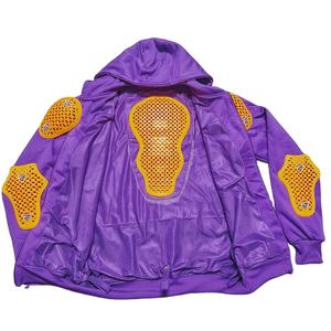 Sweat à capuche en molleton fabriqué pour motocyclettes Sweats à capuche en kevlar approuvés CE pour la protection principale unisexe - Product Image 5