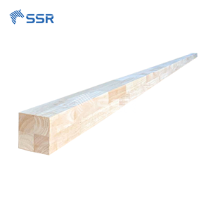 SSR Madera de caucho para escaleras 4500 5100mm Balaustrada Pasamanos Poste de balaustrada Piezas para escaleras Materiales de construcción duraderos Construcción de escaleras - Product Image 3